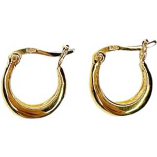 Bodil Hoops, Gold Plated