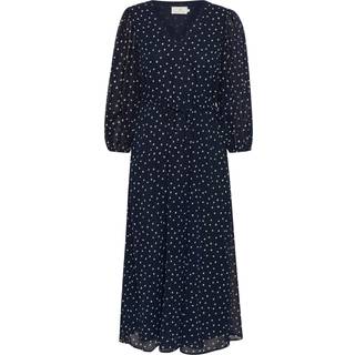 Kaffe Kasally Dress Kjoler 10508979 Midnight/White Dot (34)