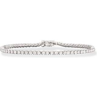 Dazzling - 14 kt hvidguld tennisarmbånd med i alt 1,90 ct. W/SI