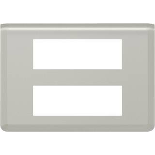 Legrand Mosaic ramme horisontal 2x6m alu