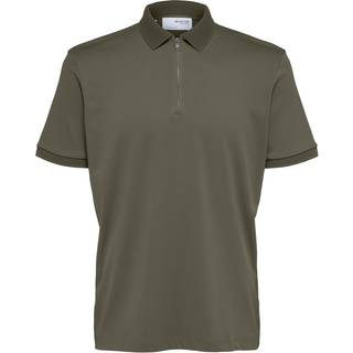 SLHFAVE ZIP SS POLO B