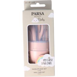 Parsa 6-delt negleplejesæt, nyfødt - rosa