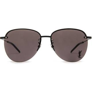 SAINT LAURENT Unisex SL 328/K M 001 Solbriller Metal Sort Sort Pilot