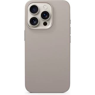 iPhone 16 Pro Max Epico Mag+ Silikone Cover - MagSafe Kompatibel - Titanium Beige