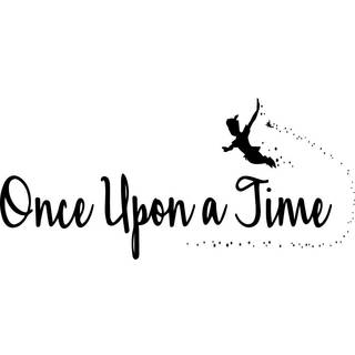 Once Upon a Time Nursery Wall Citater Decals Vinyl Lettering For Kids Room Decoration Graphic Motto Art Letters