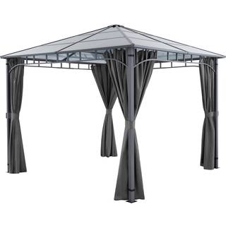 Pavillon Caracas, polycarbonat-tagplader - 3 x 3 m