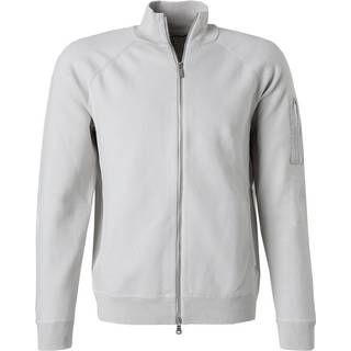 BOGGI MILANO Herren Sweatjacke grau unifarben