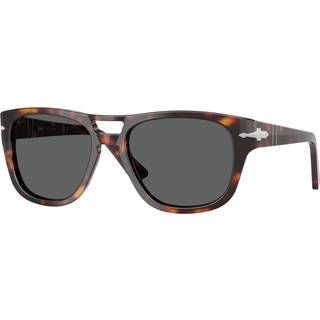 Persol Unisex PO3366S 24/B1 Solbriller Acetat Skildpadde Grå Firkantet Normal
