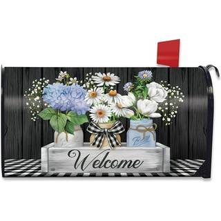 Briarwood Lane Crated Mason Jars Stor postkassedæksel overdimensioneret