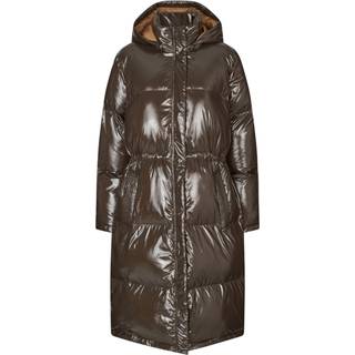 Lollys Laundry Jakke - Willa Long - Dark Mokka