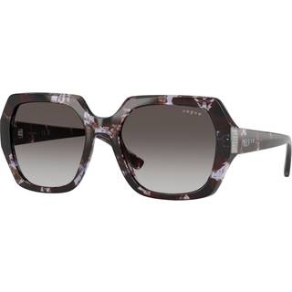 VOGUE EYEWEAR Kvinde VO5612SB 31788G Solbriller Nylon Violet Grå Geometrisk Normal Skygge