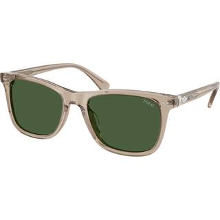 Polo Ralph Lauren Mand PH4220U 620171 Solbriller Acetat Brun Grøn Firkantet Normal