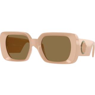 Versace Kvinde VE4473U 548973 Solbriller Injiceret Beige Brun Firkantet Normal