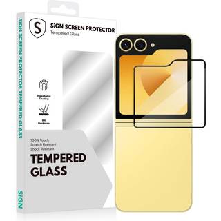 SiGN Full Cover hærdet glas Skærmbeskyttelse til Samsung Galaxy Z Flip 6