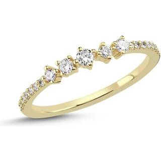 NURAN - Noelle ring i 14kt. guld m. 0,21ct. W/SI