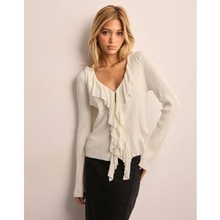 Sahni Knit Bluse, Off White, 38