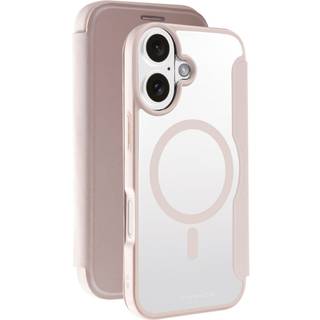 iPhone 16 Vivanco Classic Wallet Læder Flip Cover m. Pung - MagSafe Kompatibel - Greige