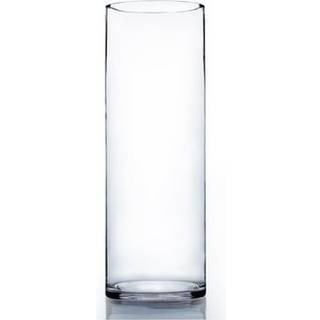 WGV -cylindervasebredde 6 """" H?jde 16 """" Clear Glass Container Terrarium Candle Holder til bryllupscenterpiece Party Event hjemmekontorindretning