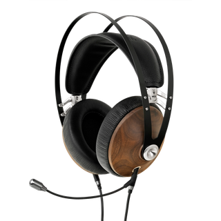 Meze Audio 99 Classics valnød + sølv, med kit boom mic - Hi-fi-hovedtelefoner eller øretelefoner, Lukket, Indbygget mikrofon