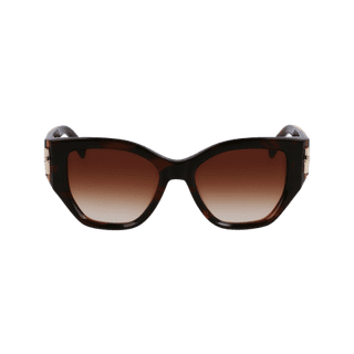 Longchamp LO764S 211 51 Solbriller Kvinder Brun - Striped Dark Brown - 51mm