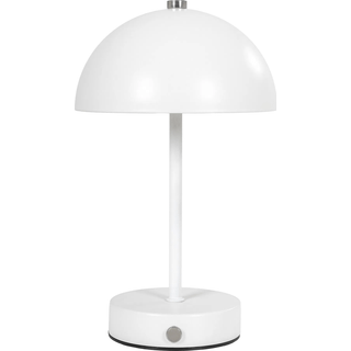 Holt LED Bordlampe, hvid stål genopladelig
