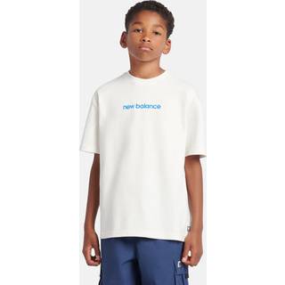 New Balance New Balance Cream Boys 100% Cotton Sport Coach T-Shirt