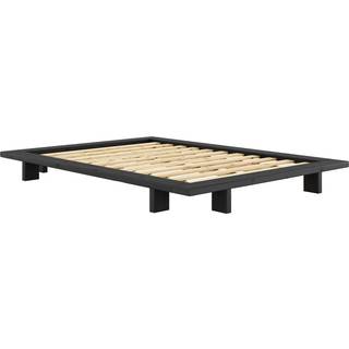 Japan Sengeramme Fra Karup Design i Massiv FSC Fyrretræ | Flere Farver | Japandi - 140x200 - Sort lak