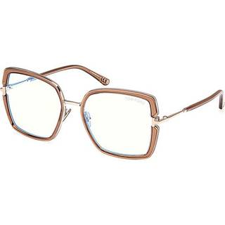 TOM FORD Kvinde FT5985-B 045 Optiske stel Injiceret Brun Firkantet Normal