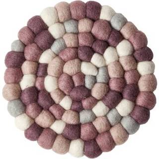 Bordskåner uld lyng Ø20 cm