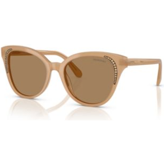 Swarovski Kvinde SK6031 2002M4 Solbriller Acetat Beige Sommerfugl Fotokromatisk