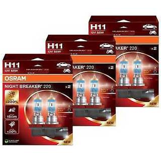Osram Night Breaker 220 H11 +220% lys (2 stk.)