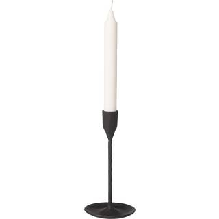 ERNST Ernst lysestage sort metal 18 cm