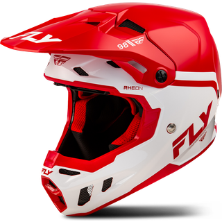 Fly Racing Formula CC Objektiv hjelm - Rød/hvid 73-4347S