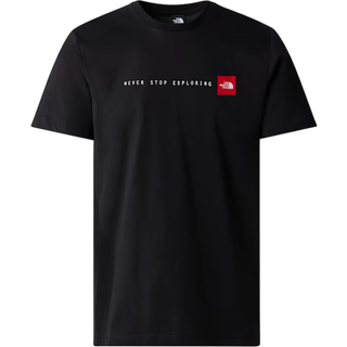 The North Face S/S Never Stop Exploring Tee T-shirt Herrer størrelse L farve sort