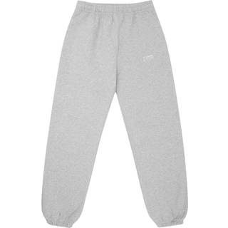 Organic Fitted Sweatpants, Heather Grey, XS
