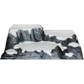 Bjergfundament By med tre niveauer