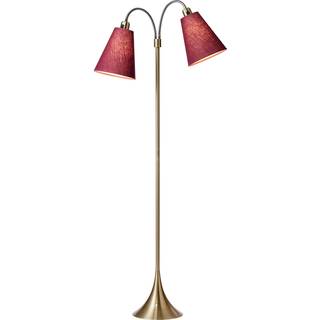 Fodgænger Gulvlampe - Antik Messing/Blomme - Nielsen Light