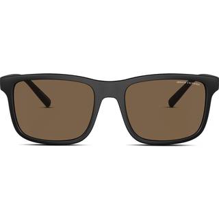 Armani Exchange Armani Exchange Ax4145S Rectangle Black Sunglasses
