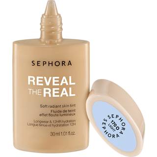 Sephora Collection - Reveal The Real - Flydende Teint Med Lysende Og Sløret Effekt - Care Foundcealer-24 I - For Women - Beige