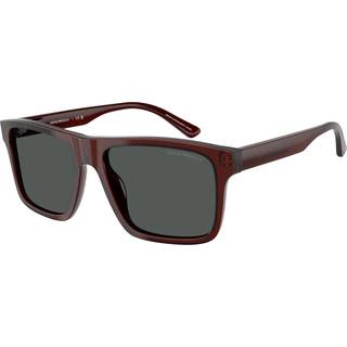 Emporio Armani Mand EA4232 617487 Solbriller Acetat Brun Grå Firkantet Normal