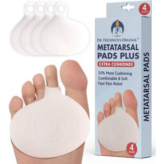 Dr. Fredericks originale Metatarsal Pads plus - 4PCS - Forfodssmerteraflastning - Ball of Foot Pads - Foot Pain Relief Pushion - For Women & Men