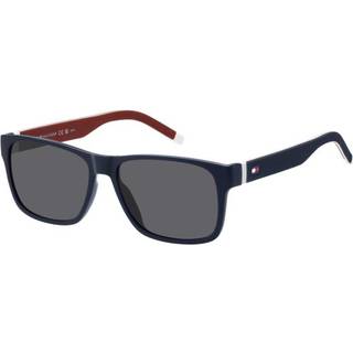 Tommy Hilfiger Mand TH 1718/S FLL/IR Solbriller Polyamid Blå Grå Firkantet Normal