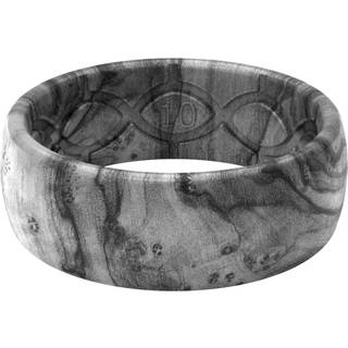 Groove Life Nomad Relic Silicone Ring Breathable Rubber Wedding Rings For Men Lifetime Coverage Unik designkomfort Fit Ring - St?rrelse 10