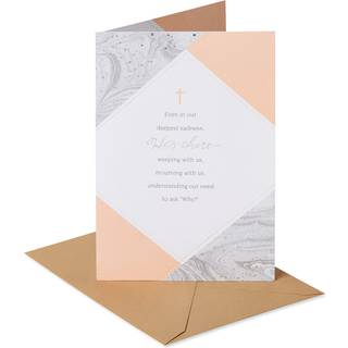 Amerikanske hilsener religi?st sympati kort (han er der)