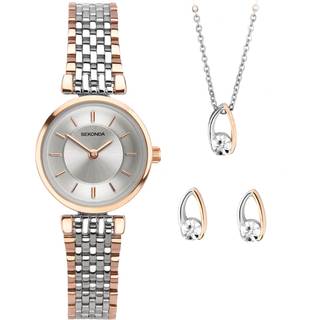 Sekonda Gift Set 2798G - Dame - 24 mm - Analog - Quartz - Mineralglas