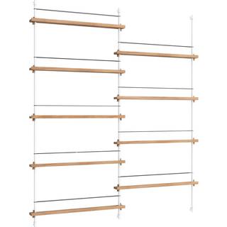 Moebe Magazine Shelving MS.180.2 Eg/Hvid
