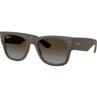 Ray - Ban Unisex RB4840S 6124T5 Solbriller Kig Brun Brun Firkantet Polariseret Skygge