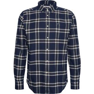 Barbour Bromley Tailored Checked Shirt - Navy - Herre