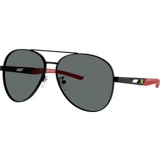 Ferrari Scuderia Unisex FZ5002D 101/81 Solbriller Metal Sort Grå Pilot Polariseret