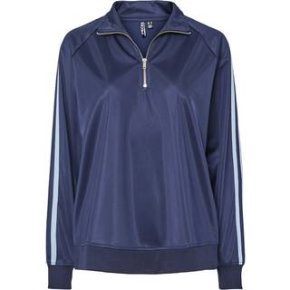 Pieces Bluse - Grace Zip - Maritime Blue/Cashmere Blue Stripe
